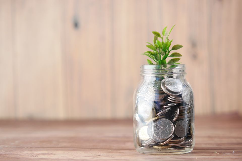 Jar with money