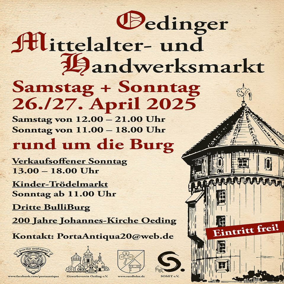 Middeleeuwen- en ambachtsmarkt in Oeding