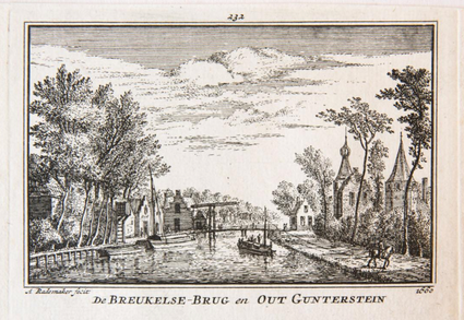 Brug bij Breukelen historische afbeelding
