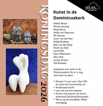 Koningsdag: Kunst in de Dominicuskerk