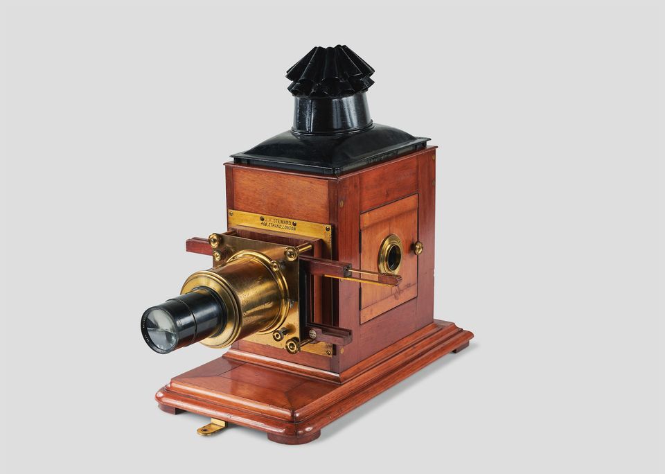 Oude toverlantaarn uit het jaar 1650.