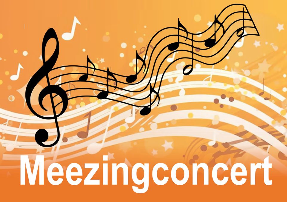 Poster Meezingconcert in de Berchplaets