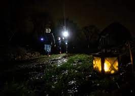 wandelen in het donker