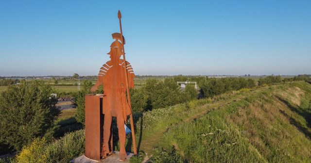 Cortens stalen Romeinse soldaat in Alphen aan den Rijn