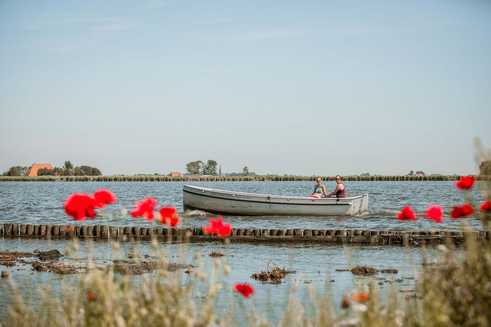 Bootje varen in Friesland