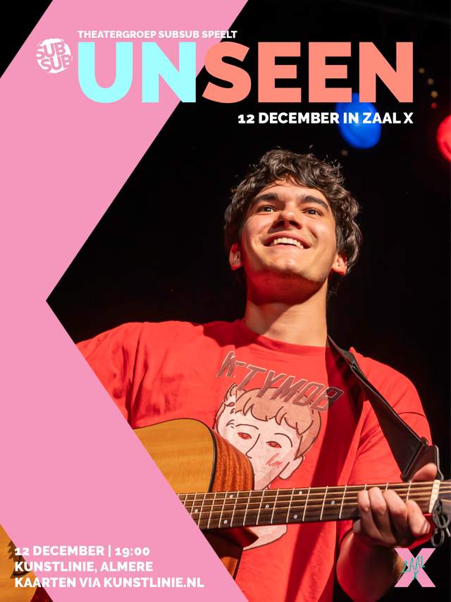 Unseen zaal x poster