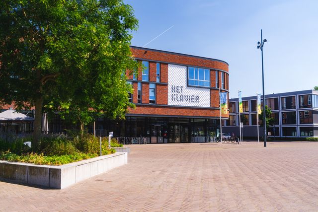 Het Anton Pieckplein met Het Klavier in Kaatsheuvel