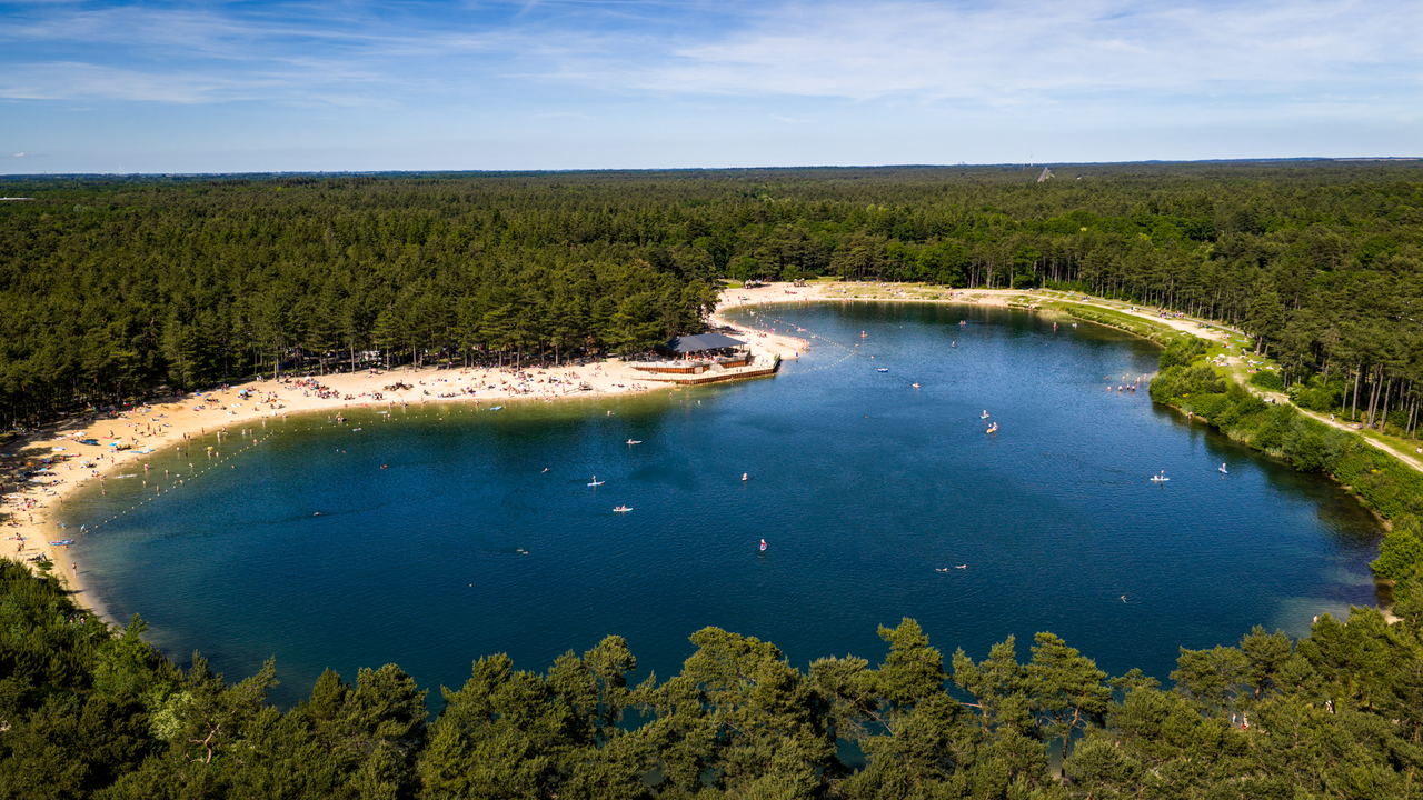Dronefoto Zandenplas
