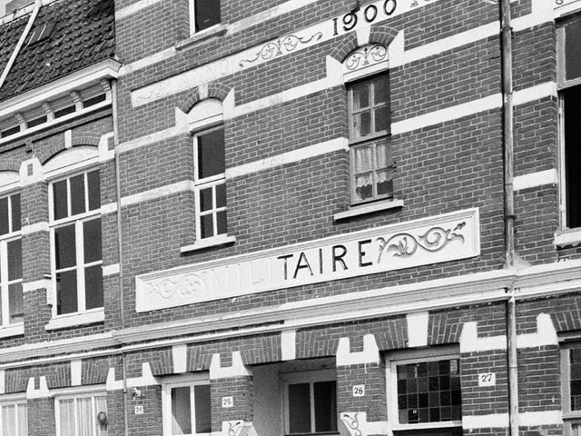 De gevels van Stornebrink op de Maijweg. 