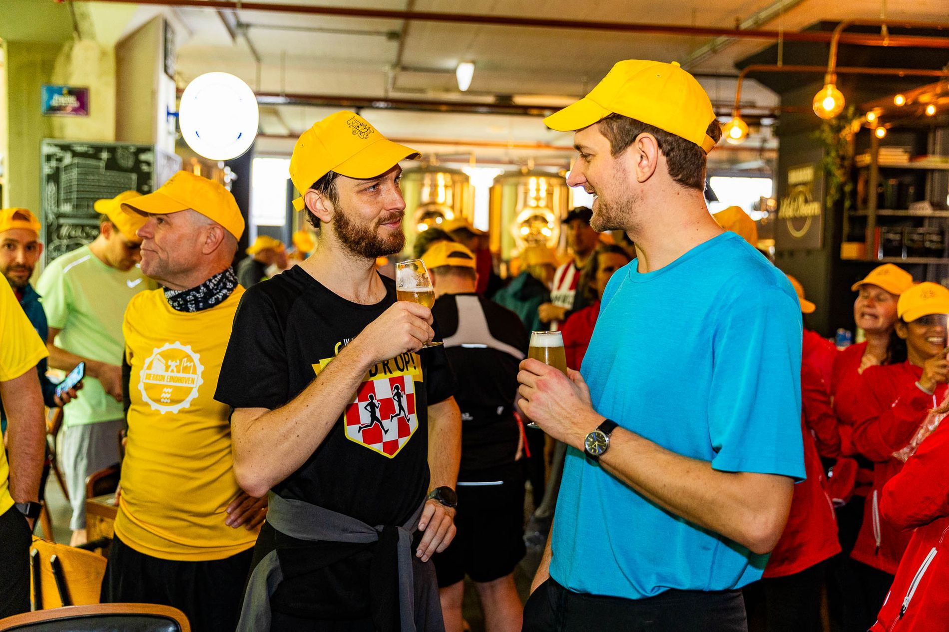 Proosten bij brouwerij het Veem