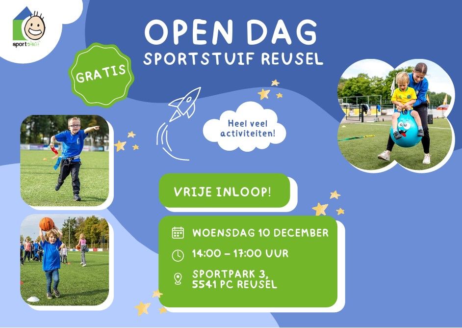 Flyer open dag sportinstuif Reusel