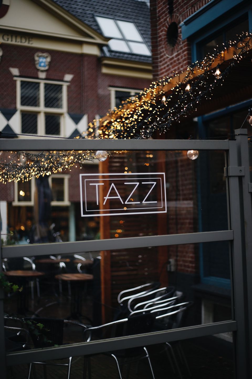 Koffiebar Tazz gelegen in het centrum van Delft