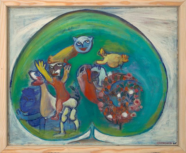 schilderij Moederboom door José Maria Capricorne