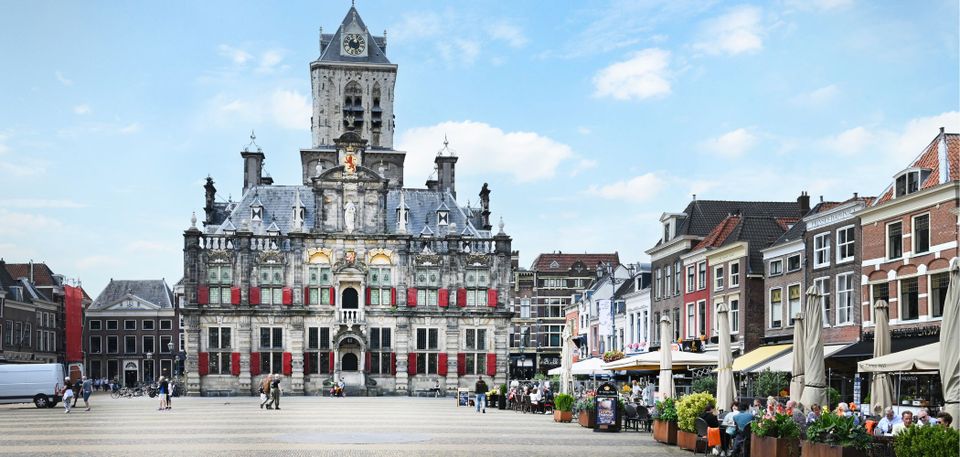 Stadhuis op de Markt in Delft