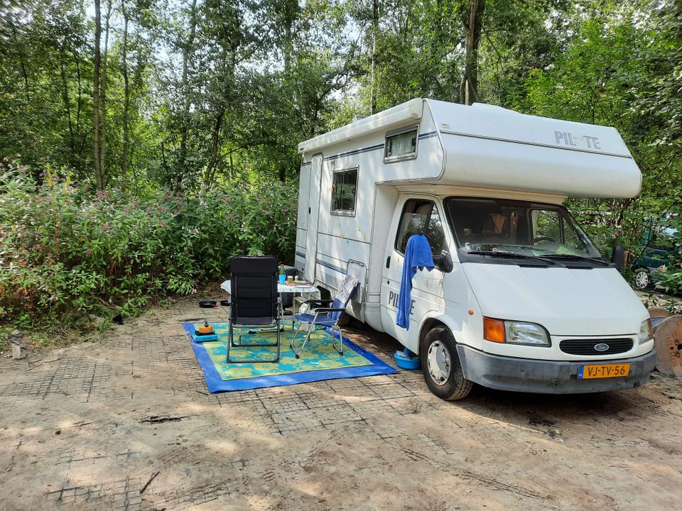 Camperplek bij 25 graden Noord