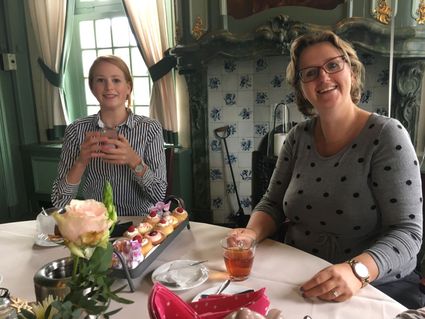 high tea in restaurant De Pleats in Burgum