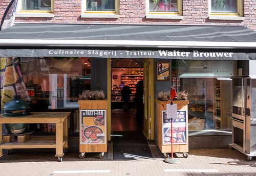 De buitenkant van Culinaire slagerij Walter Brouwer