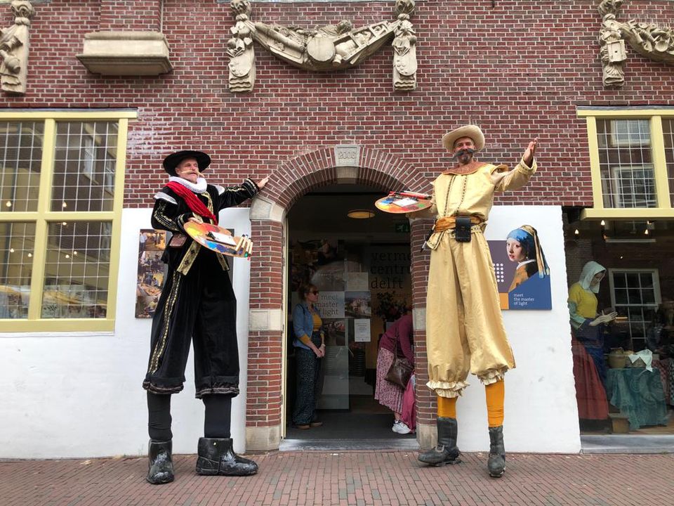 Straattheaeteract duo Rembrandt