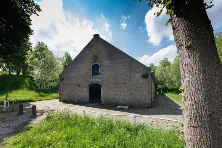 Foto van het kruithuis op Bastion Utrecht in vestingstad Willemstad.