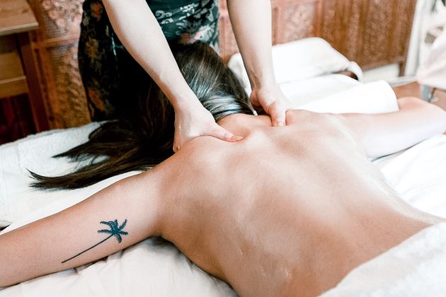 Massage in een spa