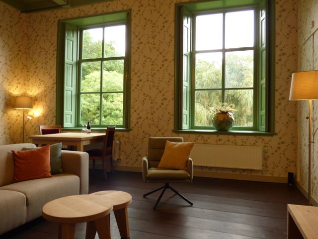 Binnenkant van de Van Echten-suite in havezate Oldengaerde.