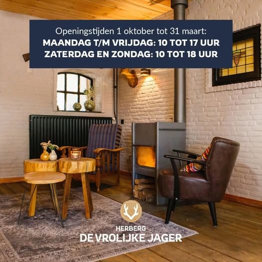 de vrolijke jager met openingstijden winterseizoen