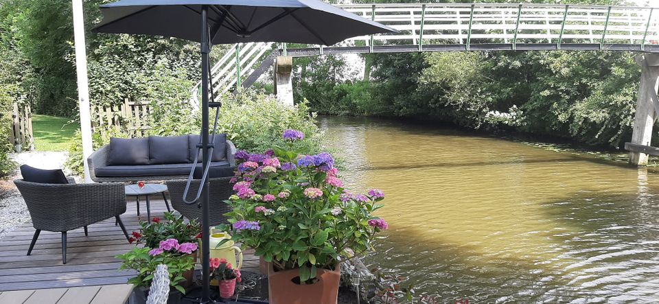 Genieten aan het water