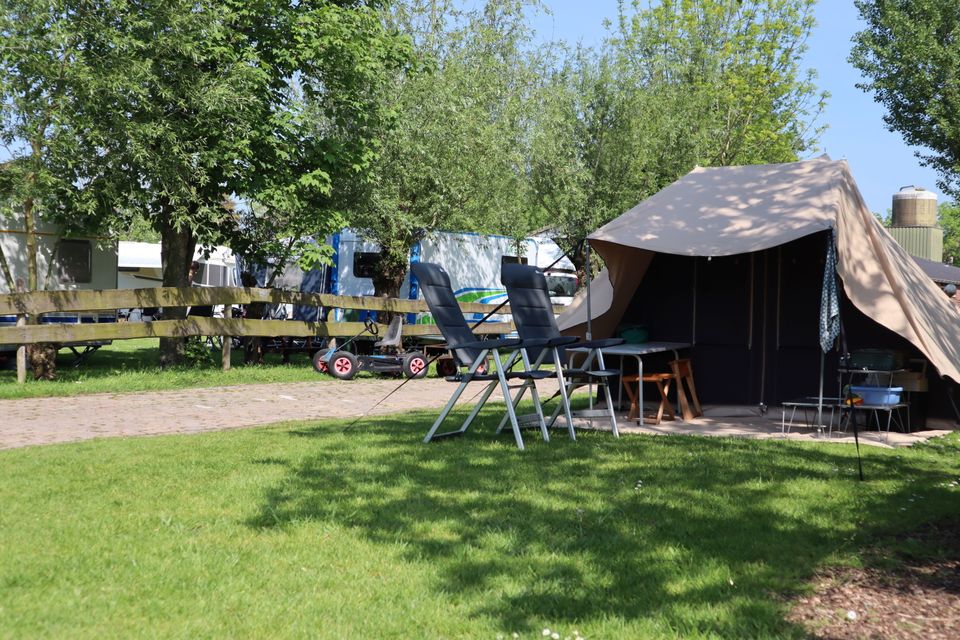 Photo of the family field at Hoeve Rustdam
