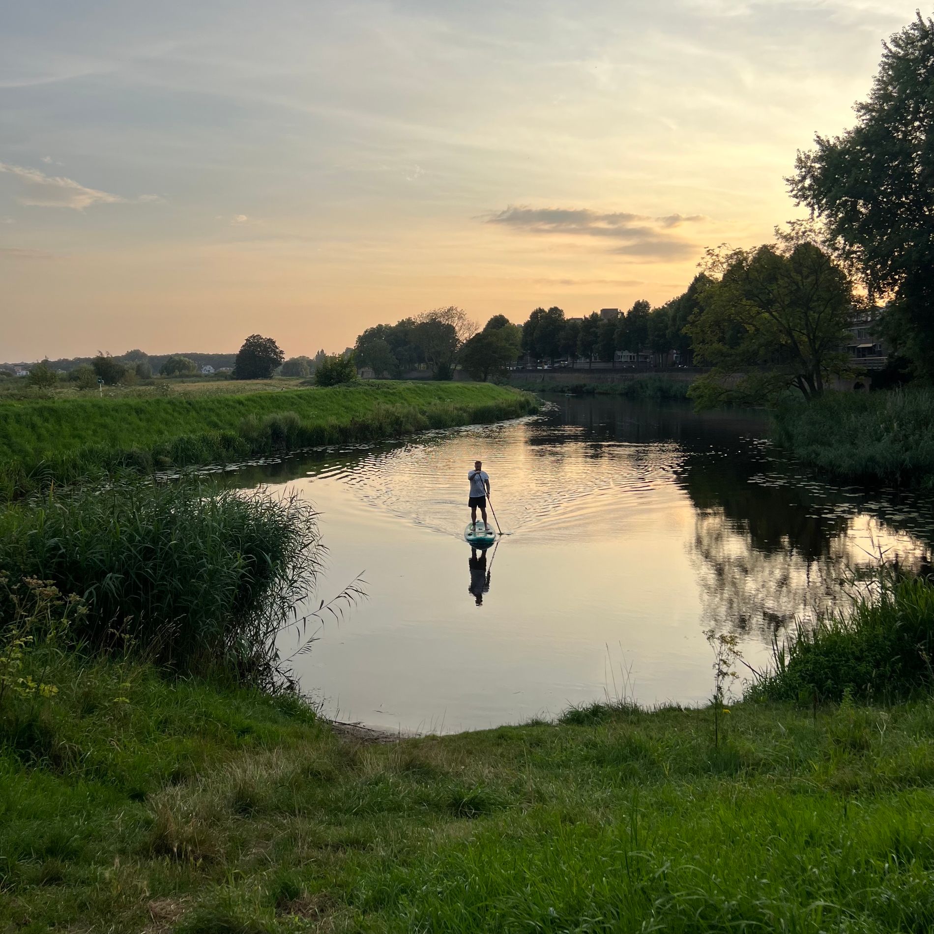 SUPtocht door het Brabantse landschap