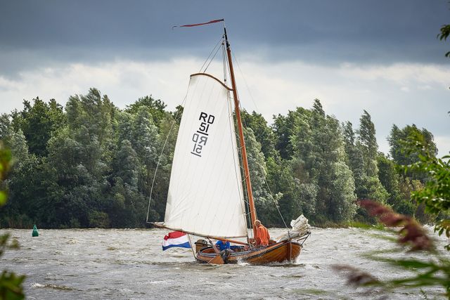 Avondvaartocht de Reiddomp met flinke wind