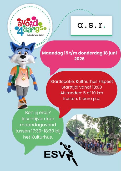 Avondvierdaagse Elspeet 2026