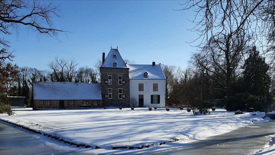 Schlossgebiet Haageind Deurne in Winter