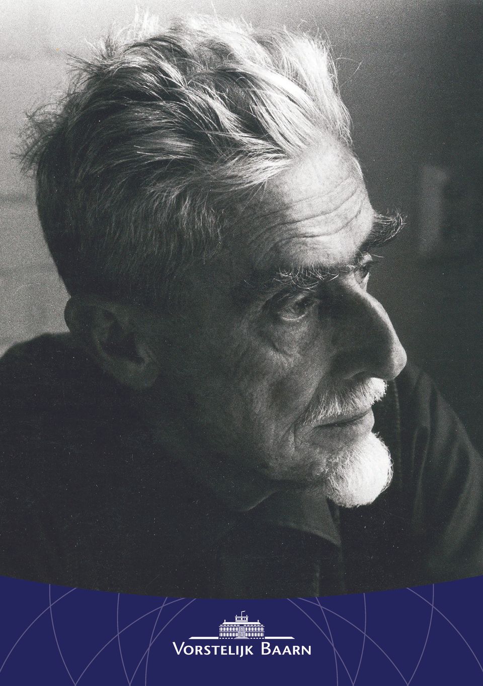 Portret van meneer Escher in zwart wit
