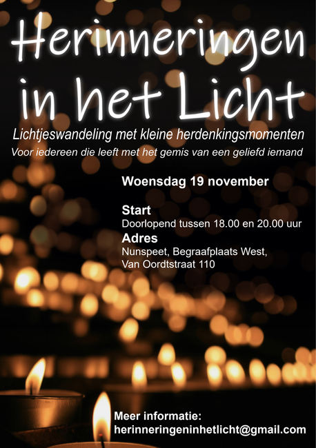 Lichtjeswandeling herinneringen