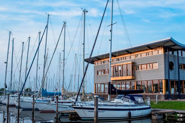 Foto van de jachthaven Noordschans.