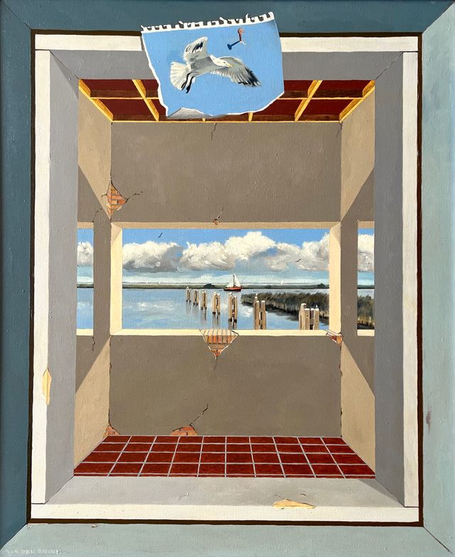 Solo-expositie van surrealist Jan van den Brink (1939-2020)