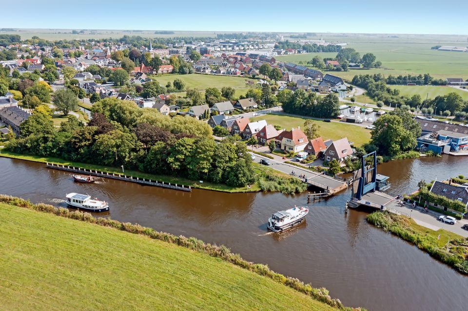 Akkrum van boven gefotografeerd