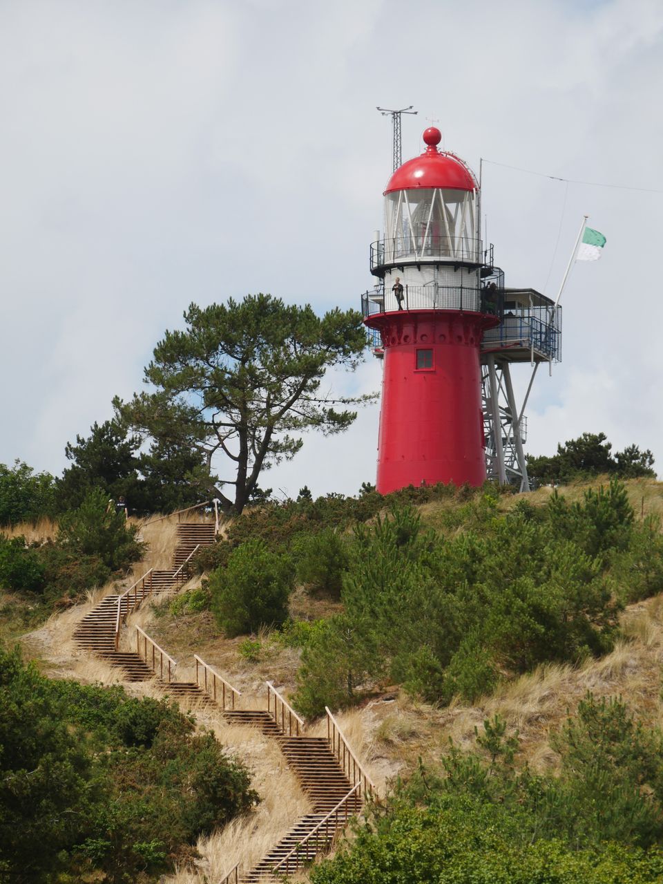 Vlieland vuurtoren met trappen