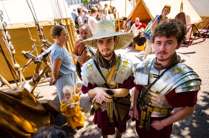 Romeinse ridders in het Archeon