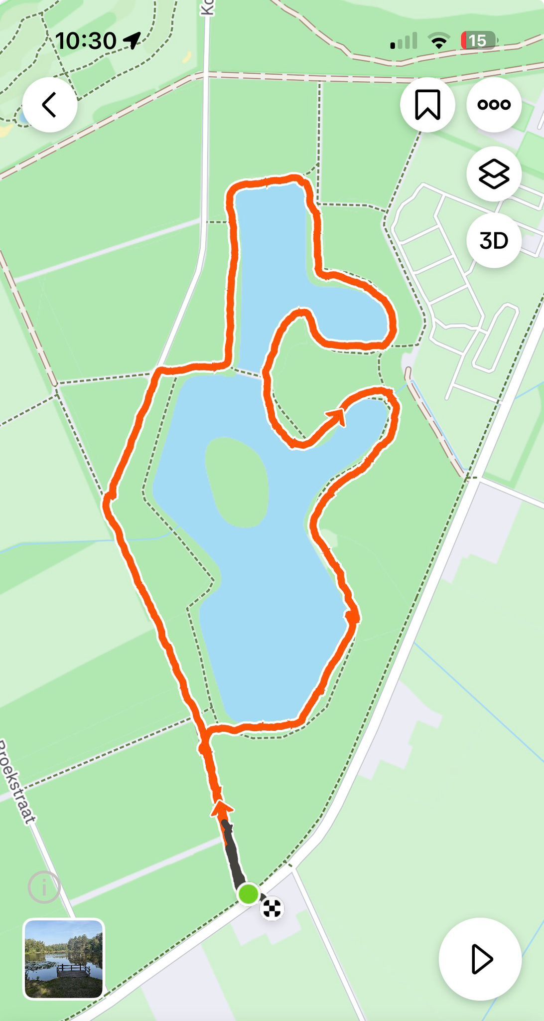 wandelroutekaartje