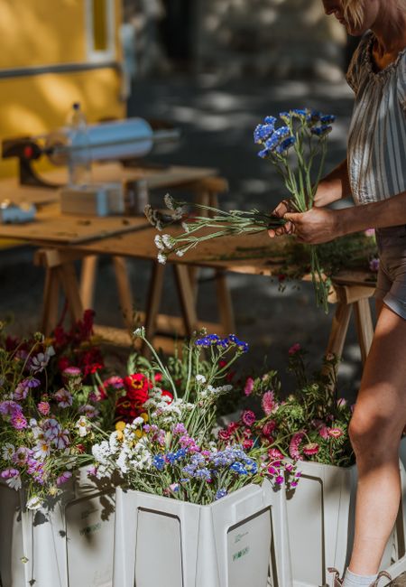 bio markt Maastricht Wyck bloemen persoon