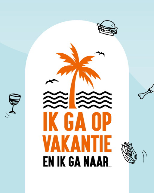Poster voor ik ga op vakantie
