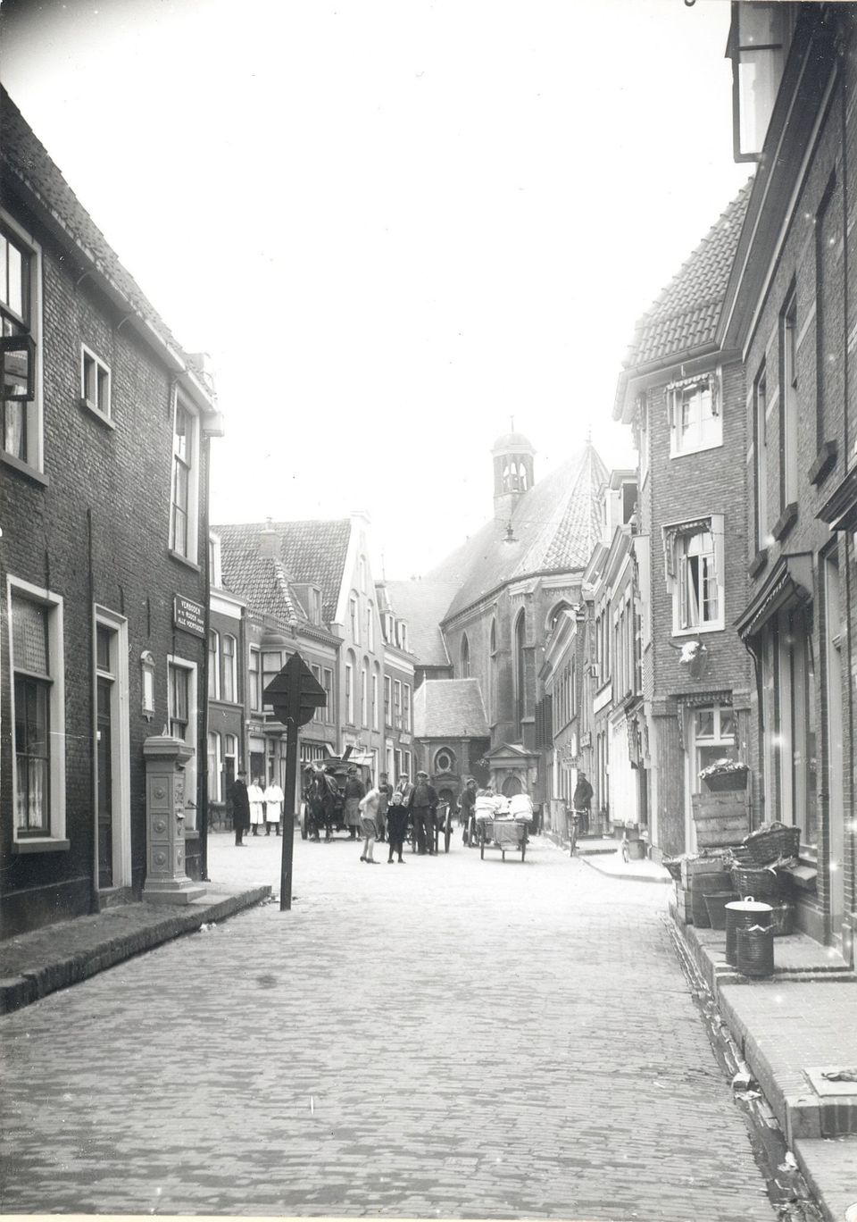 Joodse wijk in Leeuwarden, bij de put