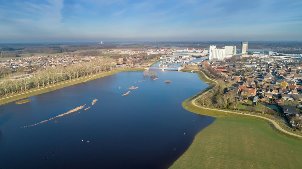 Omgeving van het Maaspark