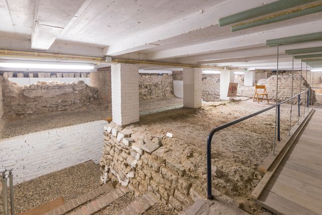 Romeinse opgraving in Tempel Kerkmuseum Elst