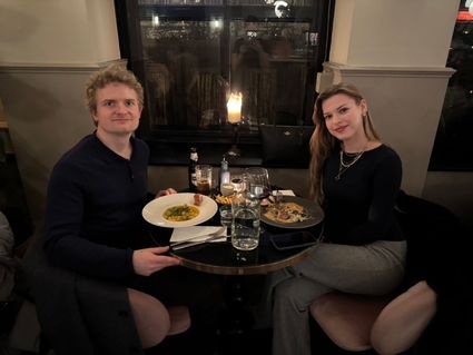 Avondje uiteten met Brandon en Hira in Delft