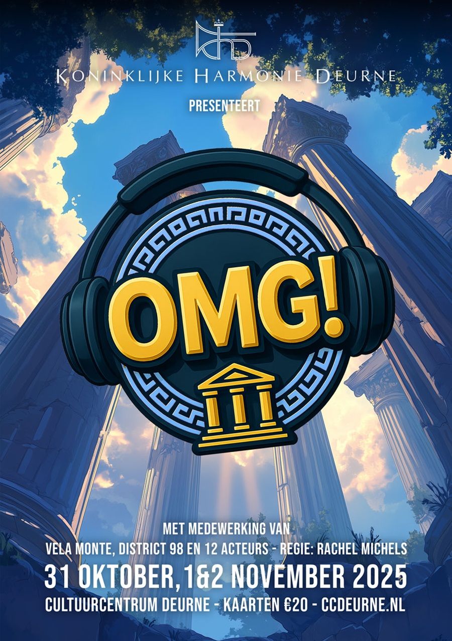 Affiche Koninklijke Harmonie Deurne - Oh My God
