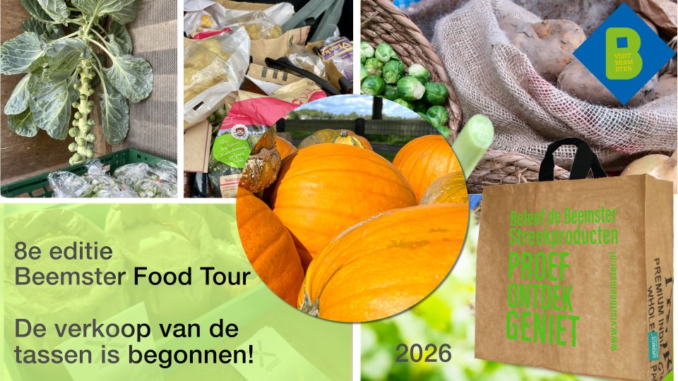Verkoop tassen Beemster Food Tour is gestart