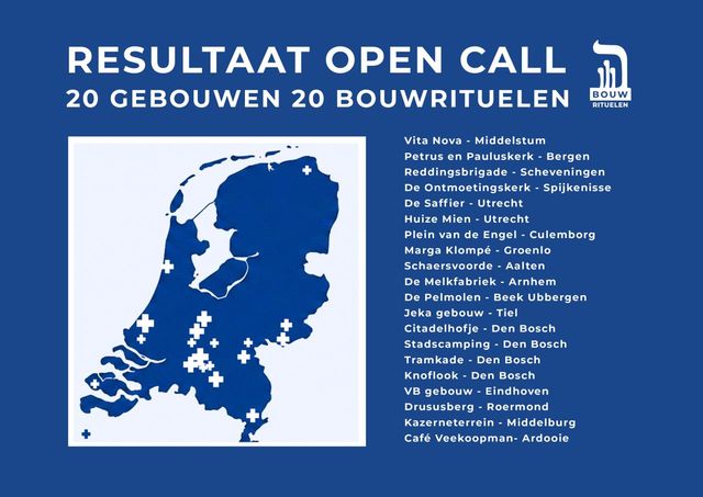 De inschrijvingen verspreid over heel Nederland