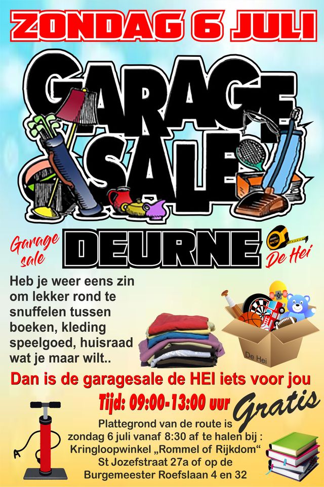 Affiche Garage Sale de Hei